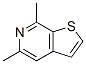 Thieno[2,3-c]pyridine, 5,7-dimethyl- (9CI) Struktur