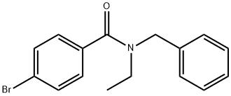 N-benzyl-4-bromo-N-ethylbenzamide Struktur