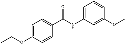 4-ethoxy-N-(3-methoxyphenyl)benzamide Struktur