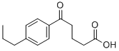 5-(4-N-PROPYLPHENYL)-5-OXOVALERIC ACID Struktur