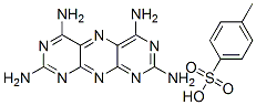 Pyrimido[5,4-g]pteridine-2,4,6,8-tetramine, 4-methylbenzenesulfonate, base-hydrolysed Struktur