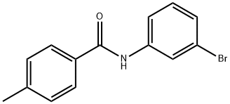 N-(3-bromophenyl)-4-methylbenzamide Struktur