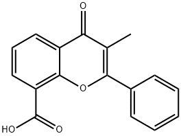 3-甲基黃酮-8-羧酸 結(jié)構(gòu)式