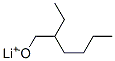 LITHIUM 2-ETHYL-1-HEXANOLATE Struktur