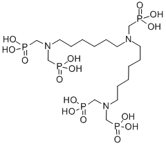 Bis(hexamethylenetriaminepenta(methylenephosphonic acid)) Struktur