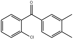 2-CHLORO-3',4'-DIMETHYLBENZOPHENONE Struktur