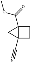 Bicyclo[2.1.0]pentane-1-carboxylic acid, 4-cyano-, methyl ester (9CI) Struktur