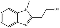 1H-Benzimidazole-2-ethanol,1-methyl-(9CI) Struktur