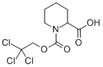 1-[(2,2,2-TRICHLOROETHOXY)CARBONYL]-PIPERIDINE-2-CARBOXYLIC ACID Struktur