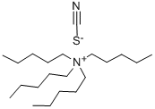 TETRAPENTYLAMMONIUM RHODANIDE Struktur