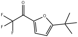 Ethanone, 1-[5-(1,1-dimethylethyl)-2-furanyl]-2,2,2-trifluoro- (9CI) Struktur