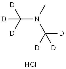 TRIMETHYL-D6-AMINE HCL (DIMETHYL-D6) Struktur