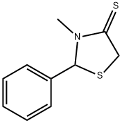 4-Thiazolidinethione,  3-methyl-2-phenyl- Struktur