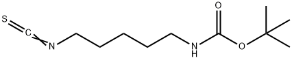 TERT-BUTYL N-(5-ISOTHIOCYANATOPENTYL)CARBAMATE Struktur