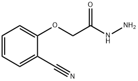 2-(2-cyanophenoxy)acetohydrazide Struktur