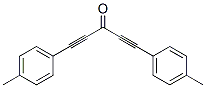 1,5-Bis(4-methylphenyl)-1,4-pentadiyn-3-one Struktur