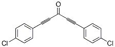 1,5-Bis(4-chlorophenyl)-1,4-pentadiyn-3-one Struktur