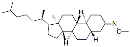 (5S,8R,9S,10S,13R,14S)-N-methoxy-10,13-dimethyl-17-[(2R)-6-methylheptan-2-yl]-1,2,4,5,6,7,8,9,11,12,14,15,16,17-tetradecahydrocyclopenta[a]phenanthren-3-imine Struktur