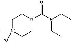 diethylcarbamazine N-oxide Struktur