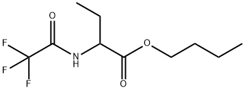 2-[(Trifluoroacetyl)amino]butanoic acid butyl ester Struktur