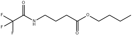 4-[(Trifluoroacetyl)amino]butanoic acid butyl ester Struktur