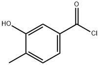 3-hydroxy-4-methylbenzoyl chloride Struktur