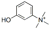 3-hydroxyphenyltrimethylammonium Struktur