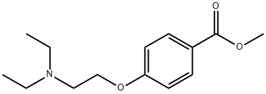 p-[2-(Diethylamino)ethoxy]benzoic acid methyl ester Struktur