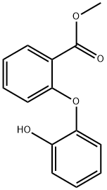 2-(2-Hydroxyphenoxy)benzoic acid methyl ester Struktur