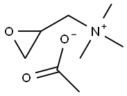 (2,3-epoxypropyl)trimethylammonium acetate Struktur