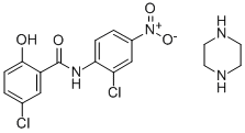 NICLOSAMIDE PIPERAZINE SALT Struktur