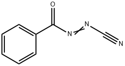 Diazenecarbonitrile, benzoyl- (9CI) Struktur