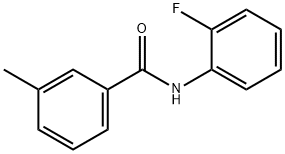 N-(2-fluorophenyl)-3-methylbenzamide Struktur