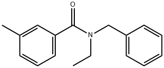 N-Benzyl-N-ethyl-3-MethylbenzaMide, 97% Struktur