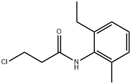 3-chloro-N-(2-ethyl-6-methylphenyl)propanamide Struktur