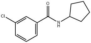 3-chloro-N-cyclopentylbenzamide Struktur