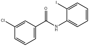 3-Chloro-N-(2-iodophenyl)benzaMide, 97% Struktur