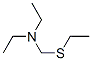 N-Ethyl-N-[(ethylthio)methyl]ethanamine Struktur