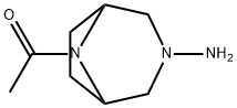 3,8-Diazabicyclo[3.2.1]octan-3-amine,8-acetyl-(9CI) Struktur