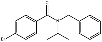 N-Benzyl-4-broMo-N-isopropylbenzaMide, 97% Struktur