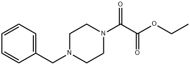 2-(4-BENZYL-PIPERAZIN-1-YL)-2-OXO-ACETIC ACID ETHYL ESTER Struktur