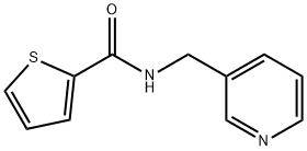 2-Thiophenecarboxamide,N-(3-pyridinylmethyl)- Struktur