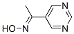 Ethanone, 1-(5-pyrimidinyl)-, oxime, (1E)- (9CI) Struktur