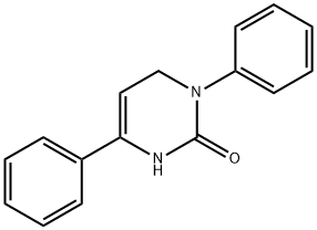 2-Oxo-3,6-diphenyl-1,2,3,4-tetrahydropyrimidine Struktur