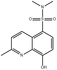 8-Hydroxyquinaldine-5-(N,N-diMethyl)sulfonaMide Struktur