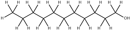 N-UNDECYL-D23 ALCOHOL Struktur