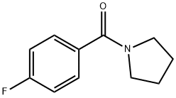 1-(4-Fluorobenzoyl)pyrrolidine Struktur