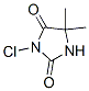 3-chloro-5,5-dimethyl-imidazolidine-2,4-dione Struktur