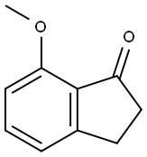 7-甲氧基-1-茚滿酮 結構式