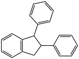 2,3-Dihydro-1,2-diphenyl-1H-indene Struktur